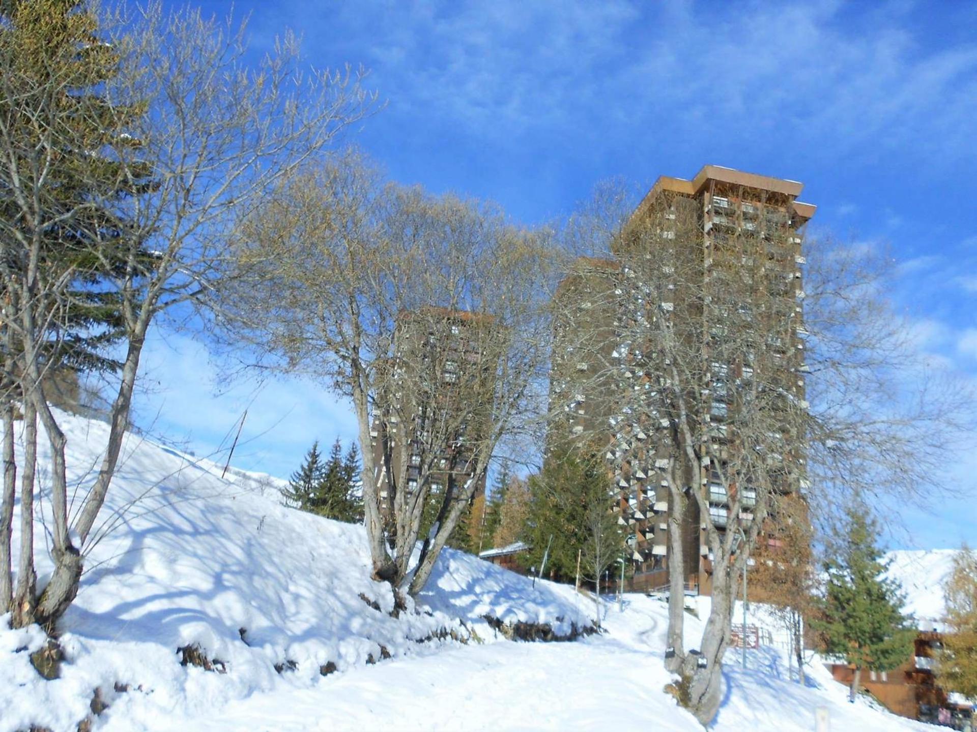 Apartamento Studio 2 personnes - été/hiver - chez Valou Le Corbier Exterior foto